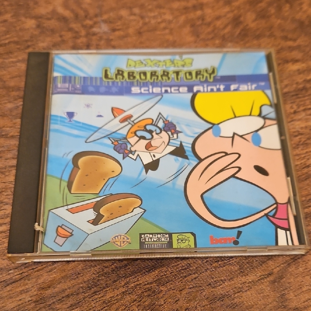 Vintage Cartoon Network Dexters laboratory science aint fair pc game
